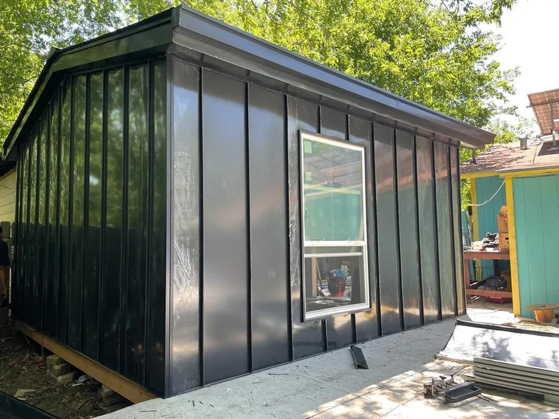 Black standing seam metal wall panels for Roof Inspection in Rowland Heights